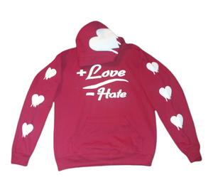 "More Love" Red Hoodie