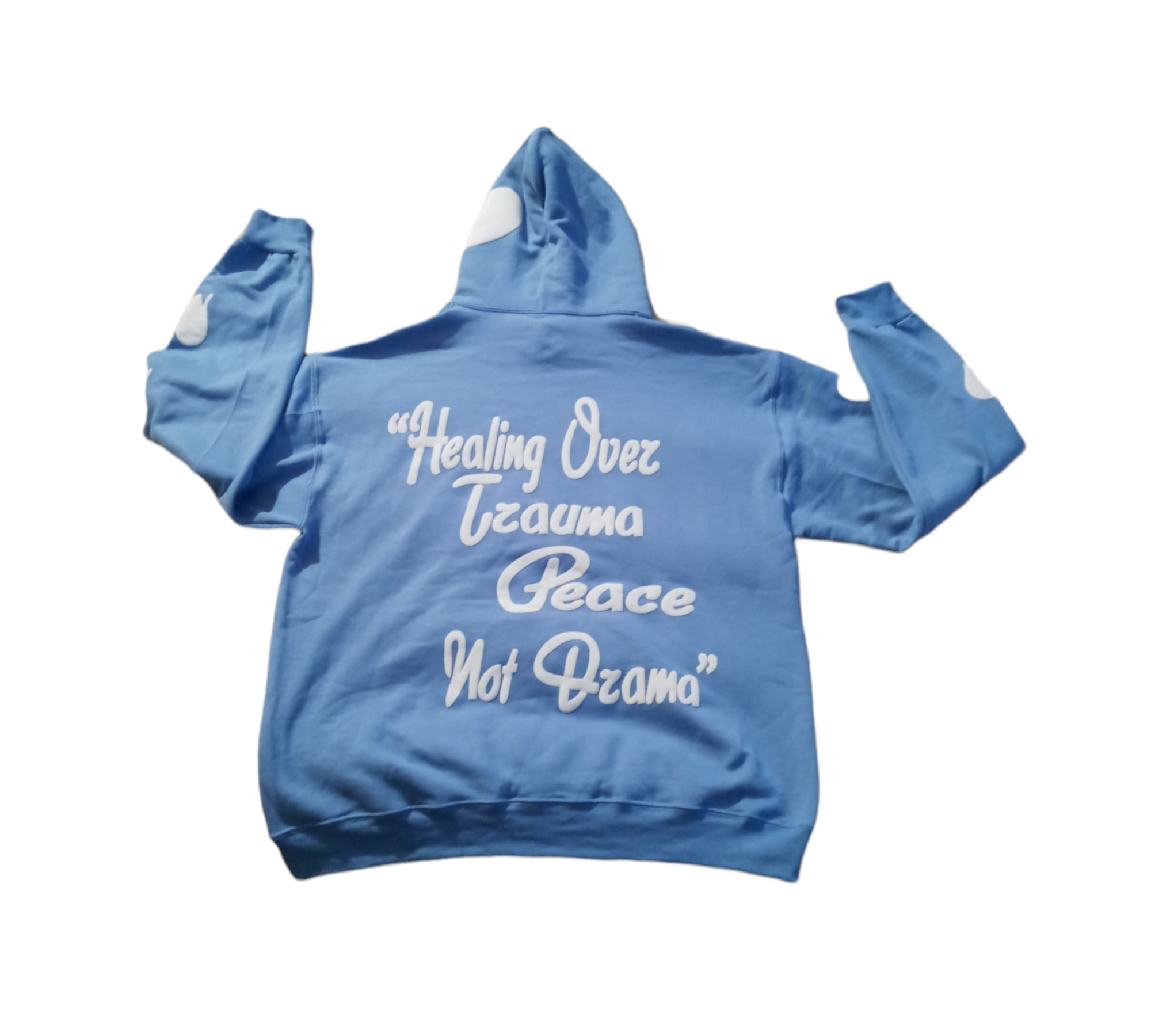 "More Love" Columbia Blue Hoodie