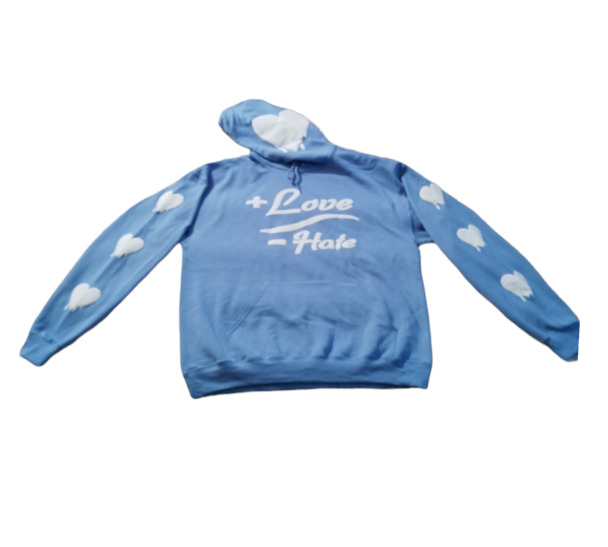 "More Love" Columbia Blue Hoodie